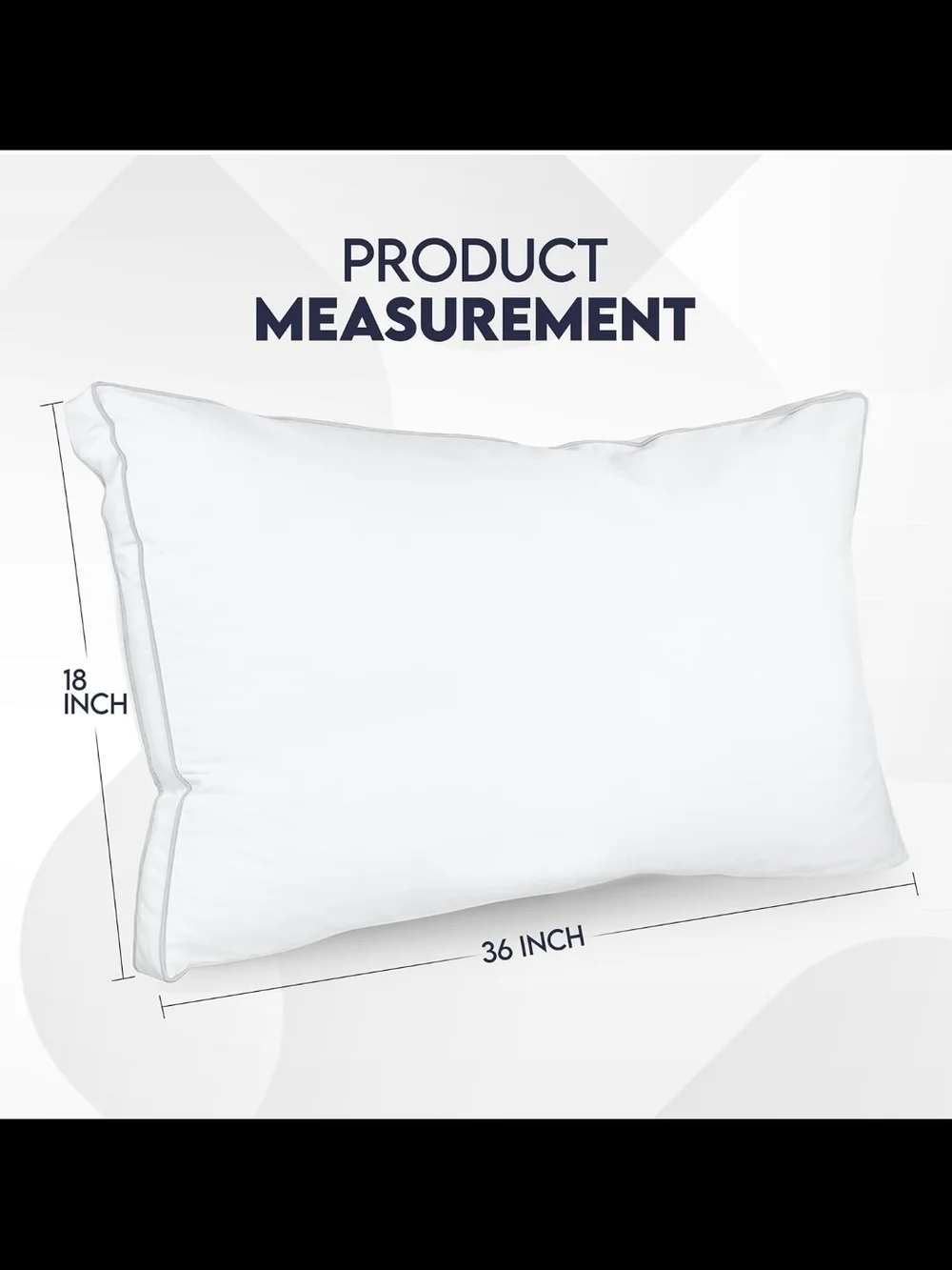 2 Pack Utopia Bedding Gusset Bed Pillow,Cotton Blended Down Alternative - King